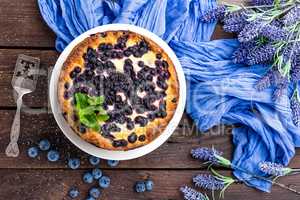 Blueberry cheesecake