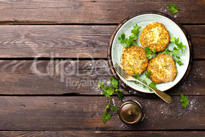 Vegetable zucchini pancakes