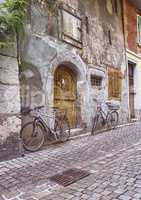 Old street in Solothurn, Switzerland