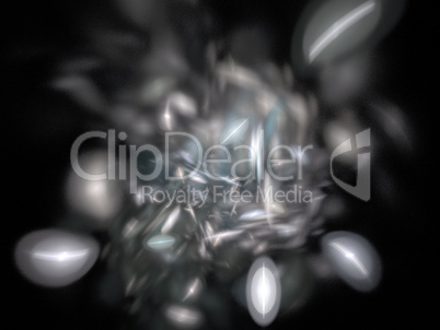 image of one Digital Fractal on Black Color image of one Digital Fractal on Black Color