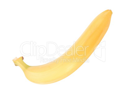 raw Yellow Banana Isolated