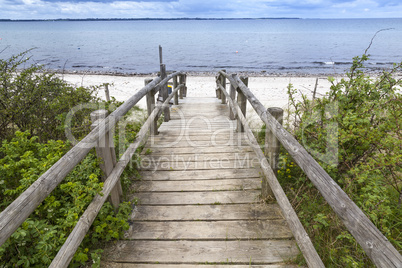 Strandweg in Schleswig-Holstein