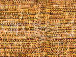 Rude cotton fabric, mixed with yellow, black and orange
