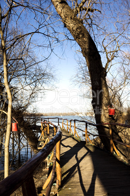 Wooden bridge