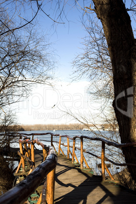 Wooden bridge