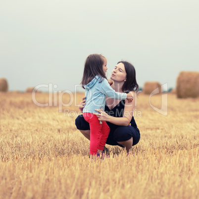 Mom and daughter