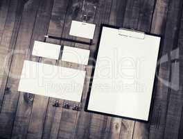 Blank stationery set