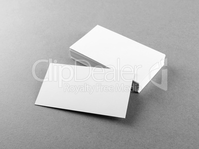 Blank business cards