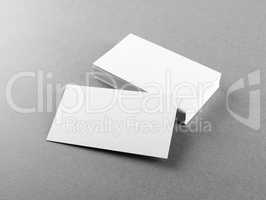 Blank business cards