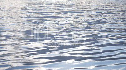 Blue Surface of water ripple reflection