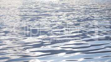 Blue Surface of water ripple reflection