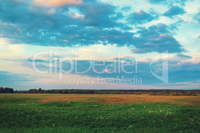 Evening in the countryside