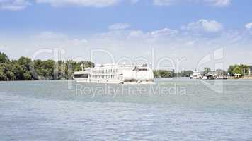 Cruise Ship On The River Danube