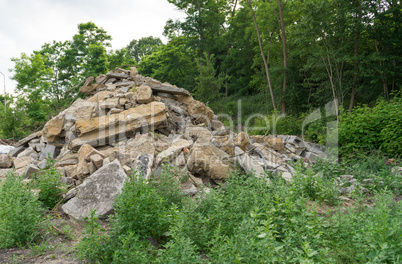 rubble pile