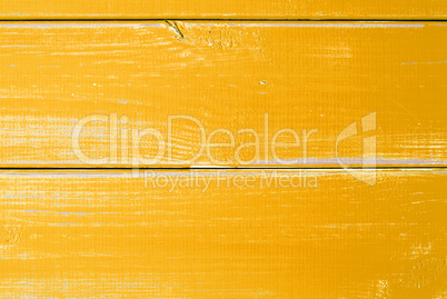 Yellow Wooden Slats Background With Copy Space