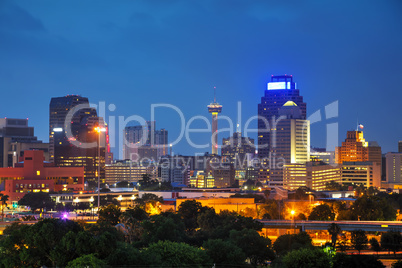 San Antonio, TX cityscape