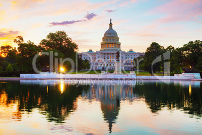 United States Capitol building in Washington, DC