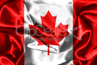 Canadian National Flag 3D Rendering