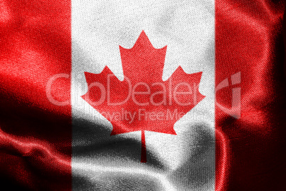 Canadian National Flag 3D Rendering