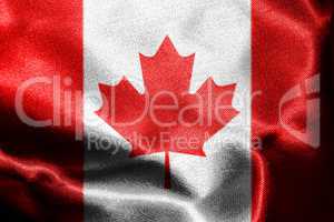 Canadian National Flag 3D Rendering
