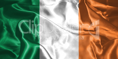 St. Patrick's Day. Flag Of Ireland 3D illustration