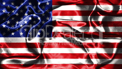 American flag grunge