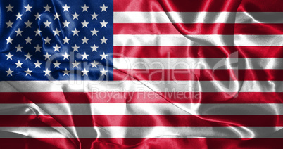 United States of America Flag 3D illustration