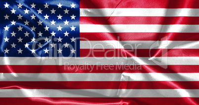 United States of America Flag 3D illustration