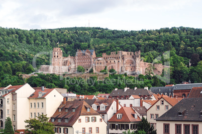 Renaissance Heidelberg castle in Germany