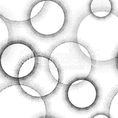 Abstract dot circle pattern Spotted bubble texture