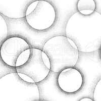 Abstract dot pattern. Geometric Spot texture Bubble backgound