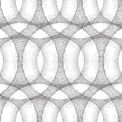 Abstract dot pattern. Spotted linear ornamental texture. Geometr