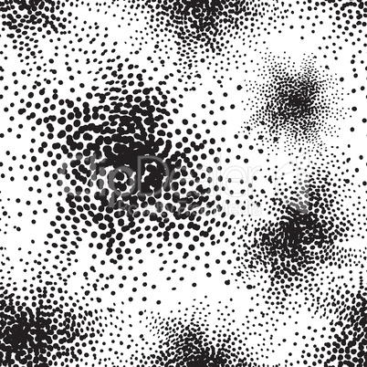 Abstract dot seamless pattern. Space spot background