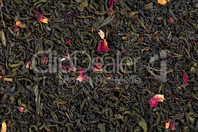 Tea blend of bergamot, rose petals, citrus aromas.