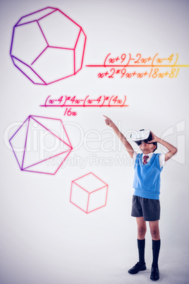Composite image of formula over white background