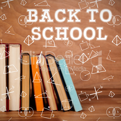 Composite image of back to school message