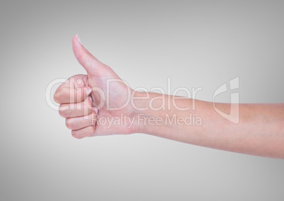 Hands giving thumbs up