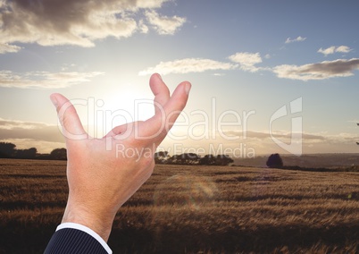 Hand posture in nature field