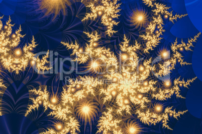 Fractal image : beautiful patterns on bright .background.