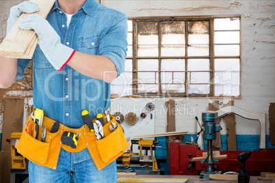 carpenter at workshop
