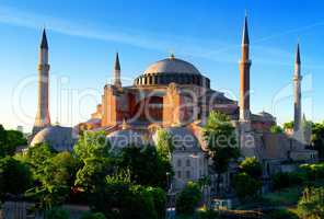 Hagia Sophia in summer