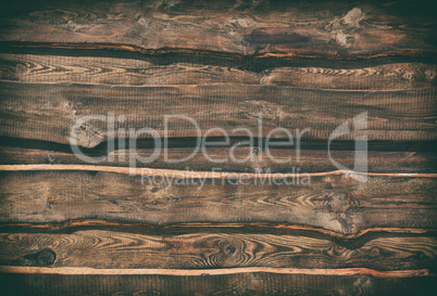 Empty brown wooden background of parallel boards