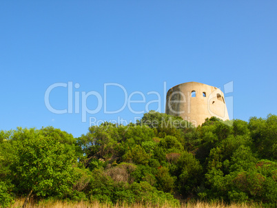 Old watchtower on Sardinia