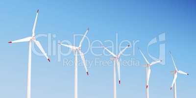 Group of wind turbines