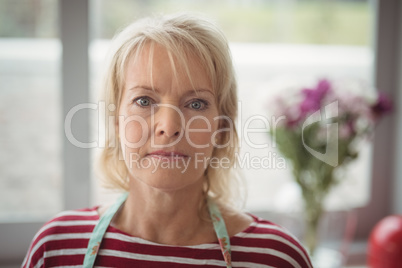 Confident senior woman looking at camera
