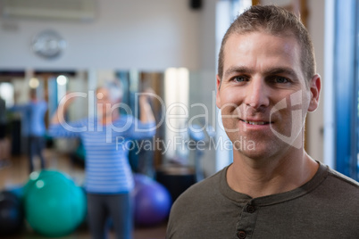 Portrait of physiotherapist