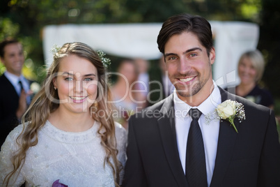 Portrait of happy couple