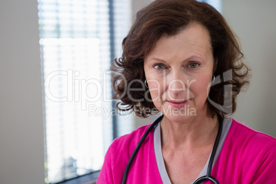 Portrait of physiotherapist with stethoscope
