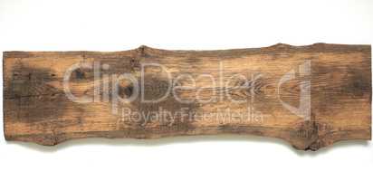 Old weathered oak plank