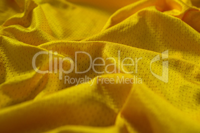 Close-up of American football jersey fabric
